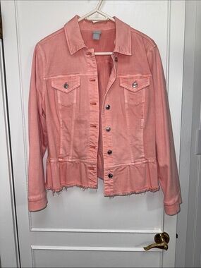 Chicos super cute jean jacket pink